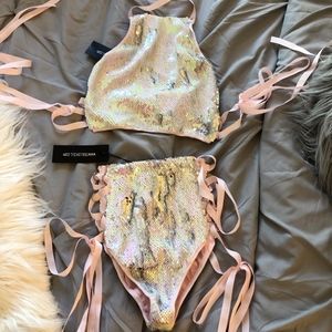 Technotopia Flip Sequin Top